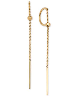 AJOA - C-Hoop Threader Earrings
