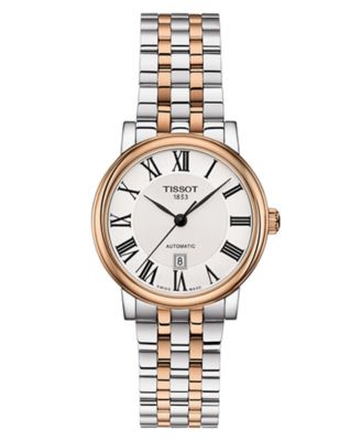 Tissot - Women's Swiss Automatic Carson Premium Two-Tone Stainless Steel Bracelet Watch 30mm