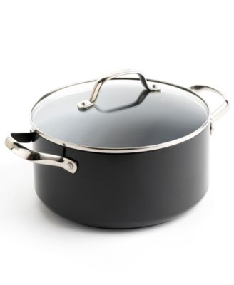 GreenPan - Valencia Pro Healthy Ceramic Nonstick 5.5-Qt. Stockpot with Lid
