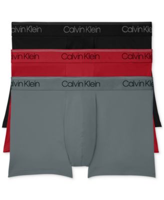 Calvin Klein - Men's 3-Pack Microfiber Stretch Low-Rise Trunks