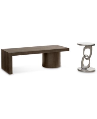 Bernhardt - Lille 2-Pc. Cocktail Table & Chairside Table Set
