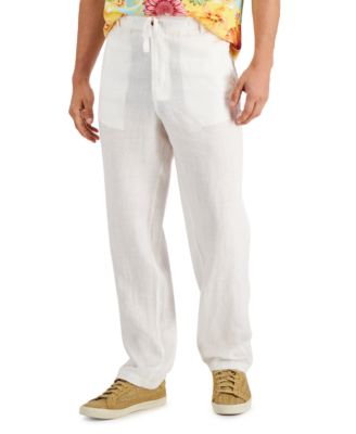 Club Room - Men's Linen Pants, Created for Macy's