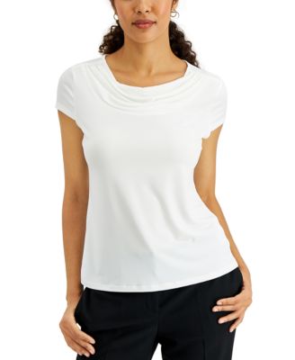 Kasper - Women's Cowlneck Blouse