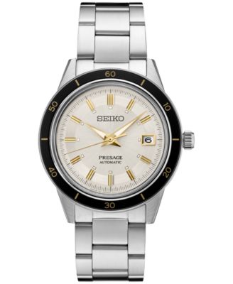 Seiko - Men's Automatic Presage Stainless Steel Bracelet Watch 41mm