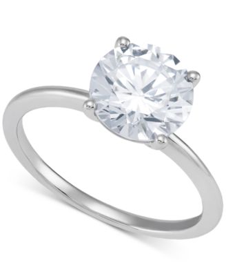 Grown With Love - Lab-Created Diamond Solitaire Engagement Ring (2 ct. t.w.) in 14k White Gold