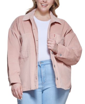Levi's - Trendy Plus Size Corduroy Cotton Shacket