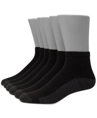Hanes - Men's 6Pk. Ultimate Xtemp Ultra Cushion Ankle Socks