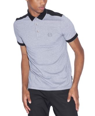 A|X Armani Exchange - Men's ccent Small Circle Logo Polo Shirt