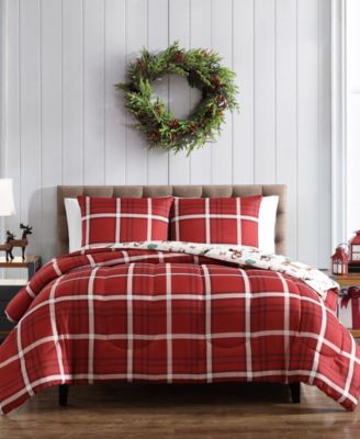 Hallmart Collectibles - Holiday Dogs Comforter Set