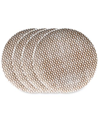 Noritake - Hammock Dots Coupe Salad Plates, Set of 4