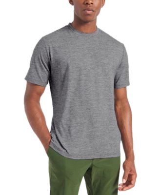 Ben Sherman - Men's Marled Moisture-Wicking Short-Sleeve Performance T-Shirt