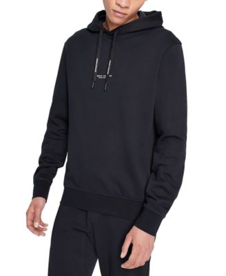 A|X Armani Exchange - Men's Milano/New York Long-Sleeve Pullover Logo Hoodie