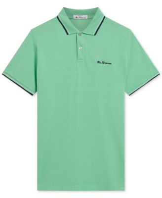 Ben Sherman - Men's Signature Tipped Short-Sleeve Polo Shirt