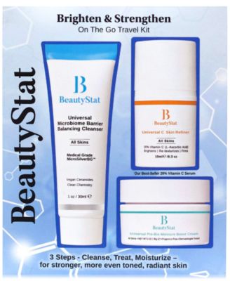 BeautyStat - 3-Pc. Brighten & Strengthen On The Go Travel Set