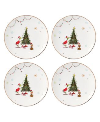 Lenox - Merry Grinchmas Porcelain Dinner Plates, Set Of 4