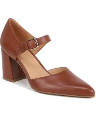 Naturalizer - Women's Pixie Mary Jane Block Heel Pumps
