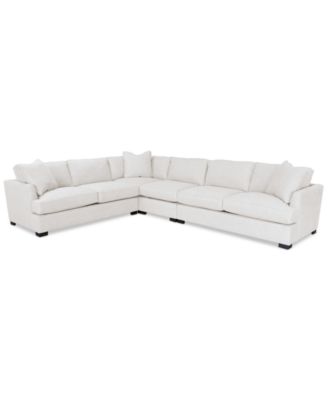 Furniture - Nightford 143" 4-Pc. Fabric L Sectional