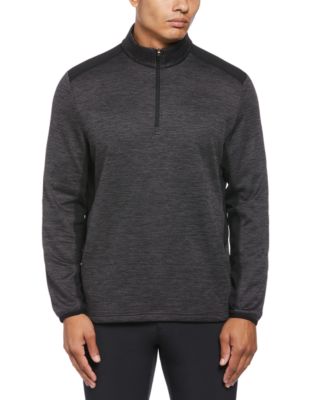 PGA TOUR - Men's Two-Tone Space-Dyed Quarter-Zip Golf Pullover