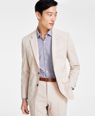 Hugo Boss - Men's Modern-Fit Tan Suit Jacket