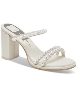Dolce Vita - Women's Barrit Embellished Strappy Block-Heel Dress Sandals