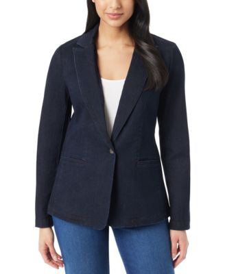 Gloria Vanderbilt - Women's Denim One-Button Blazer