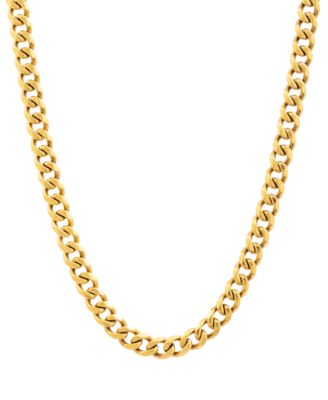 LEGACY for MEN by Simone I. Smith - Men's Flat Curb Link 24" Chain Necklace