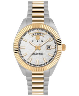 Philipp Plein - Men's Date Superlative Stainless Two-Tone Steel Bracelet Watch 42mm