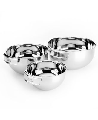 All-Clad - Stainless Steel 3-Piece Bowl Set