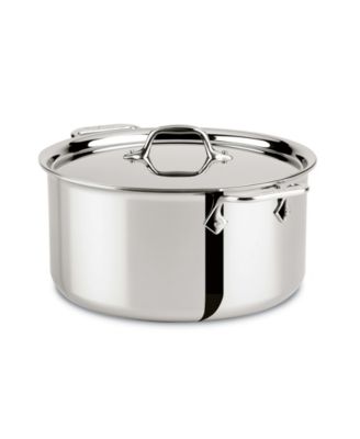 All-Clad - Stainless Steel Covered Stockpot, 8 Qt.
