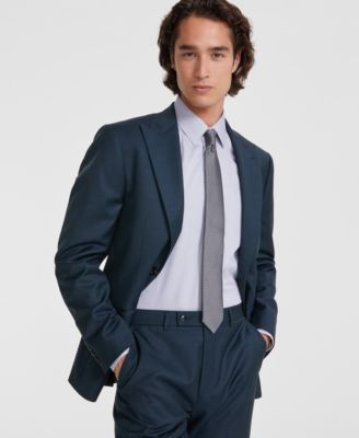 Calvin Klein - Men's Slim-Fit Wool Blend Stretch Suit Jacket