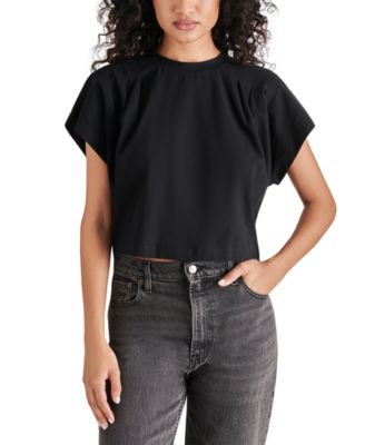 Steve Madden - Women's Noah Dolman-Sleeve Pleated Top
