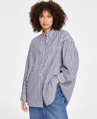 Tommy Jeans - Women's Oversized Pinstripe Shirt