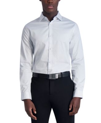 KARL LAGERFELD PARIS - Men's Slim-Fit Dot Woven Shirt