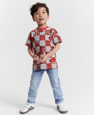 Epic Threads - Toddler Boys Cars Printed Crewneck T-Shirt
