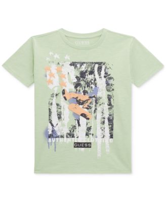 GUESS - Big Boys Short-Sleeve Cotton Graphic T-Shirt