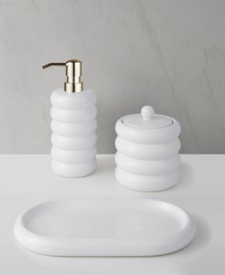 Décor Studio - 3-Pc. Glass Gift-Boxed Bath Accessory Set