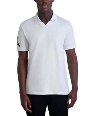 KARL LAGERFELD PARIS - Men's Slim-Fit Logo-Print Polo Shirt