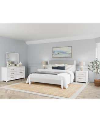 Furniture - Catriona 3pc Bedroom Set (King Upholstered Bed, Dresser, 2-Drawer Nightstand)