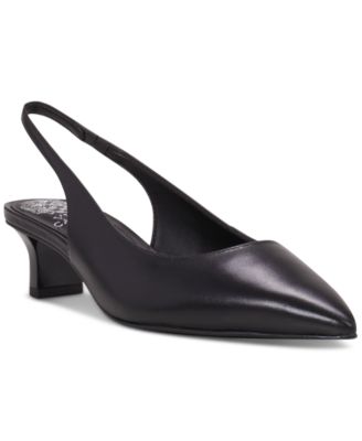 Vince Camuto - Women's Pilar Slingback Kitten-Heel Pumps