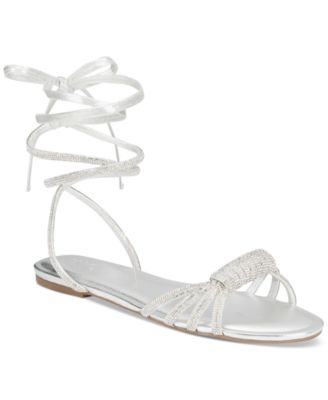I.N.C. International Concepts - Women's Holiston Lace-Up Flat Sandals