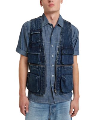 G-Star Raw - Men's Straight-Fit Denim Vest