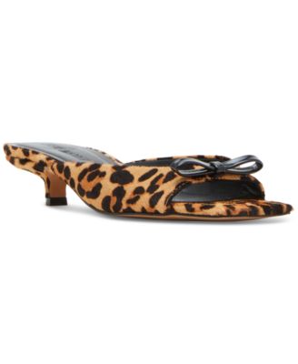 Steve Madden - Women's Meme-L Bow Kitten-Heel Sandals