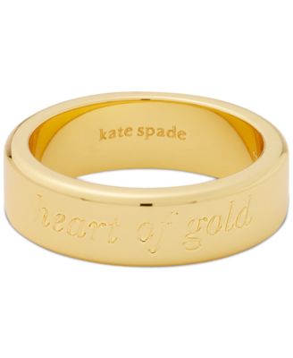 kate spade new york - Engraved Idiom Script Band Ring