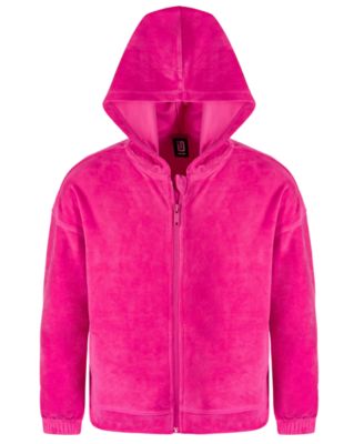 ID Ideology - Big Girls Full-Zip Velour Hoodie