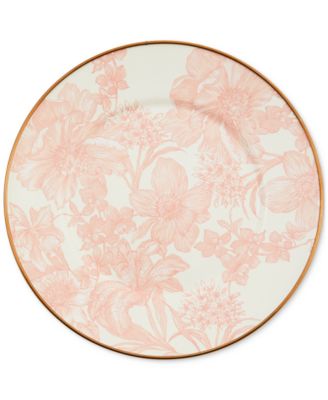 Mackenzie-Childs - Rosy English Garden Salad/Dessert Plate