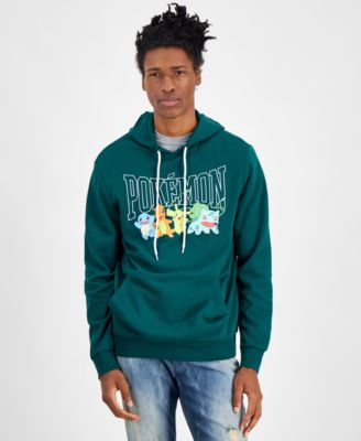 Hybrid - Men's Pok&eacute;mon Gang Regular-Fit Printed Fleece Hoodie