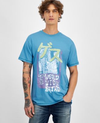 GUESS - Men's Japanese Tower Graphic T-Shirt