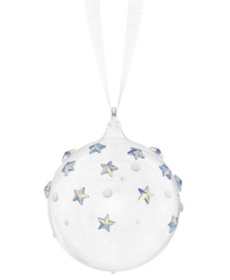 Swarovski - Ball with Stars Hanging Crystal Ornament