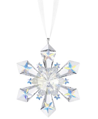 Swarovski - Metallic-Accent Crystal Snowflake Ornament