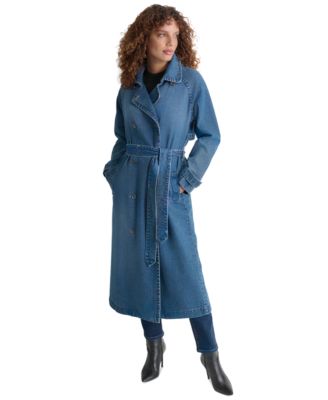 DKNY Jeans - Women's Denim Trench Coat